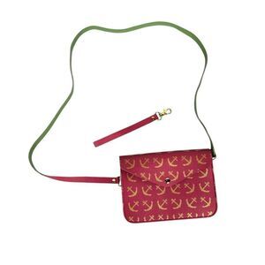 Top It Off Anchor Print Shoulder Bag / Wristlet